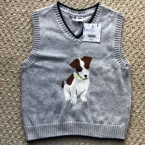 NWT Janie and Jack boys sweater vest
